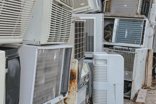 old air conditioners to be recycled
