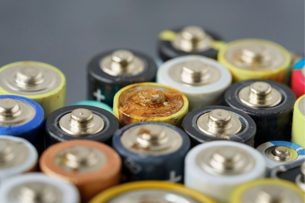 batteries to be recycled