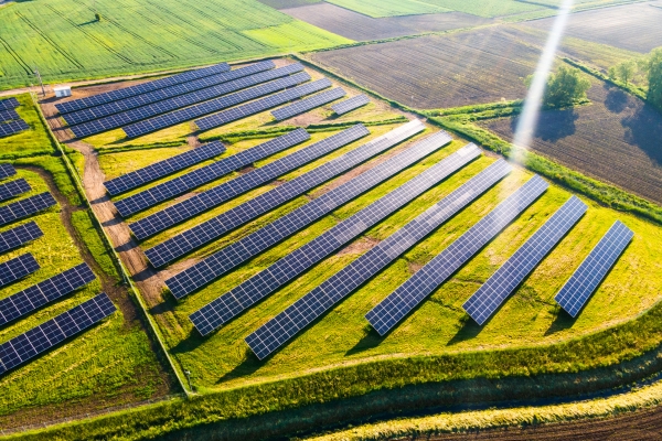giant solar farm