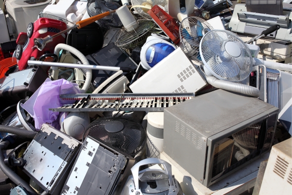various electronics to be recycled in New Hampshire