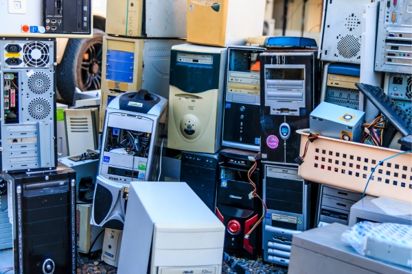 old PC boxes to recycle
