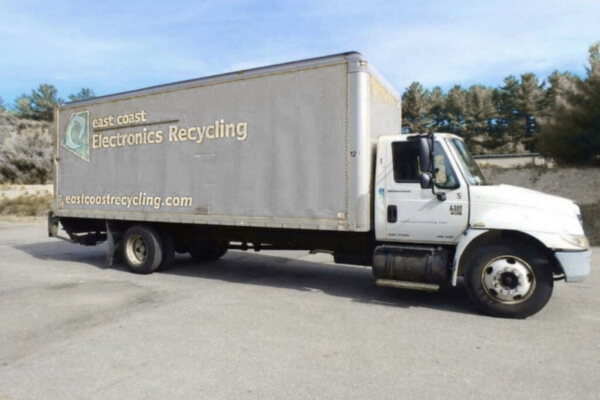 east coast electronics recycling pick up truck